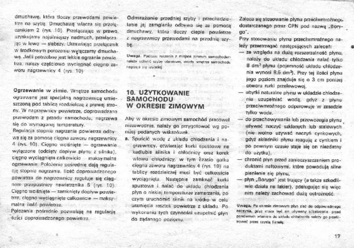 manual  Syrena 105 FSO FSM instrukcja / page 21