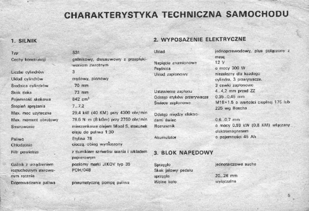 Syrena 105 FSO FSM instrukcja obslugi / page 9