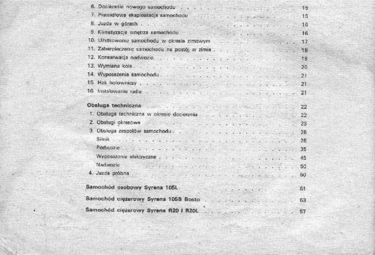 Syrena 105 FSO FSM instrukcja obslugi / page 3