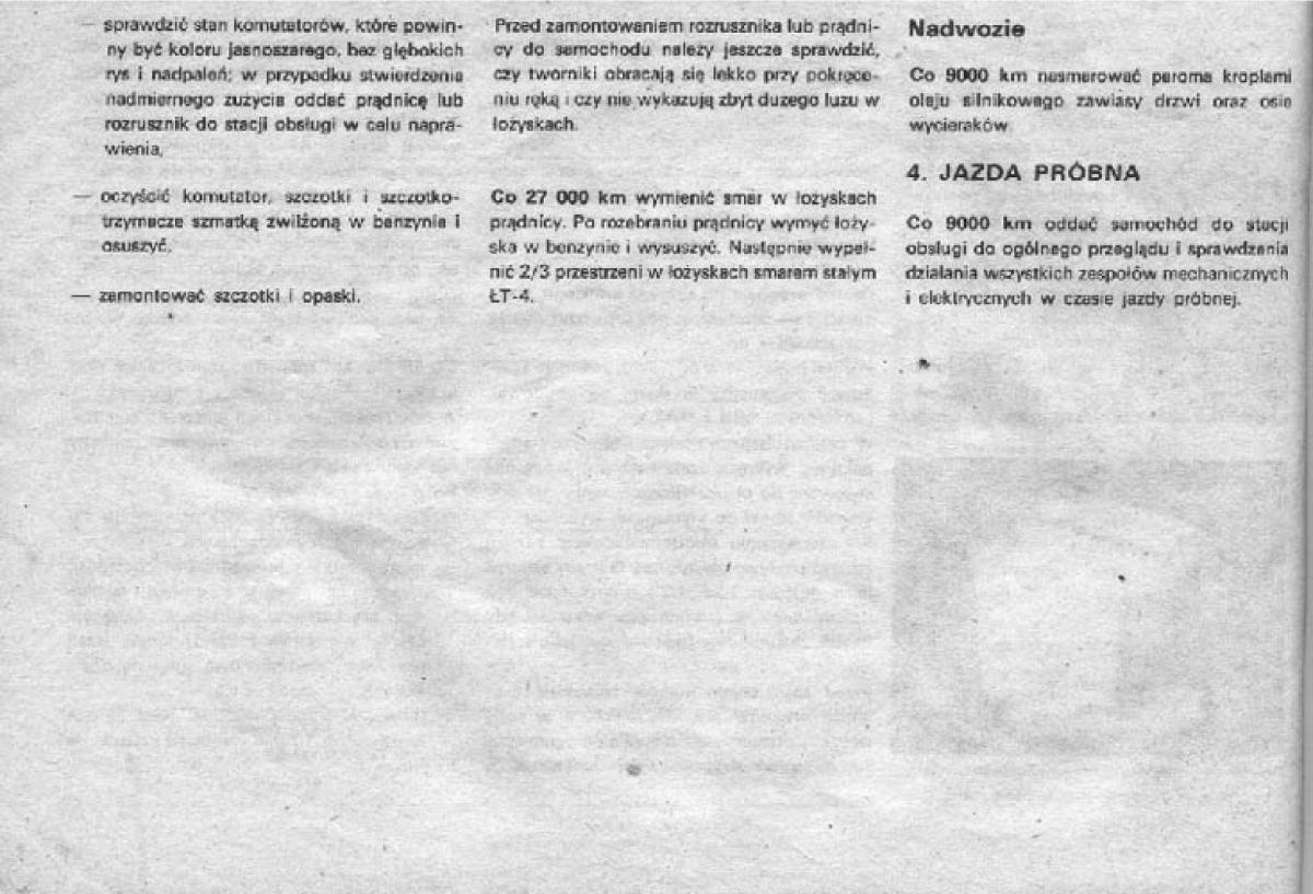 Syrena 105 FSO FSM instrukcja obslugi / page 54