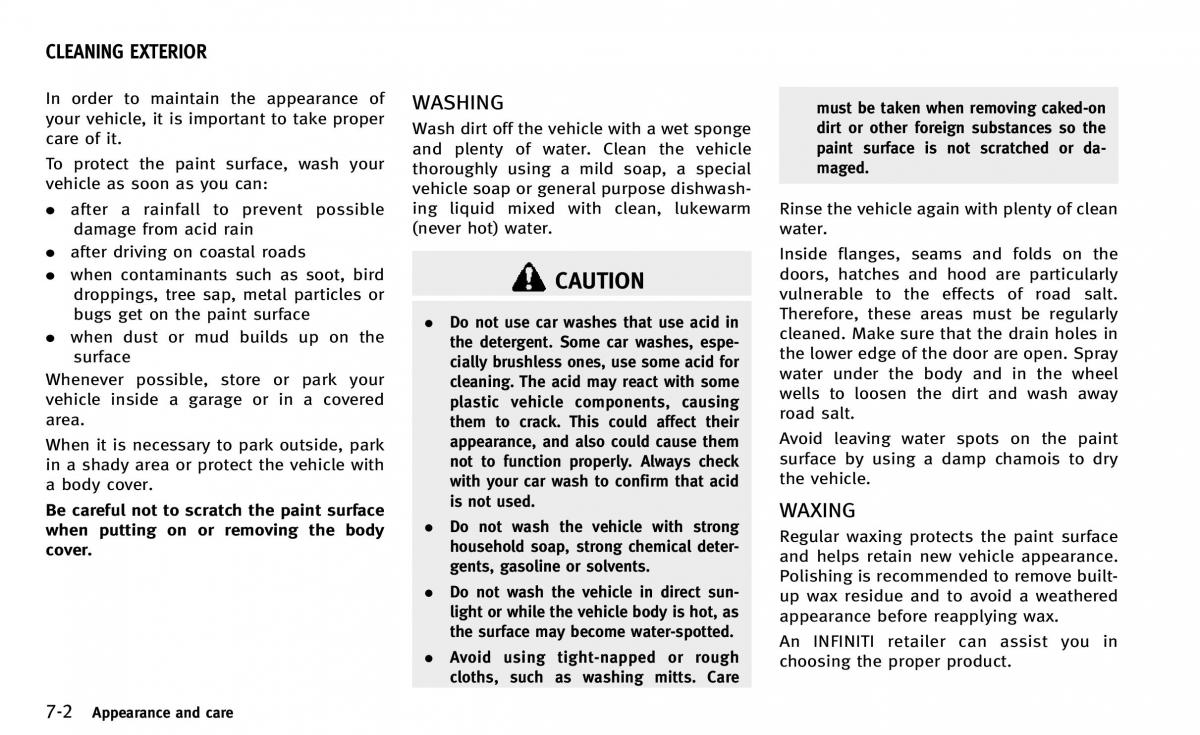 Infiniti Q50 owners manual / page 305
