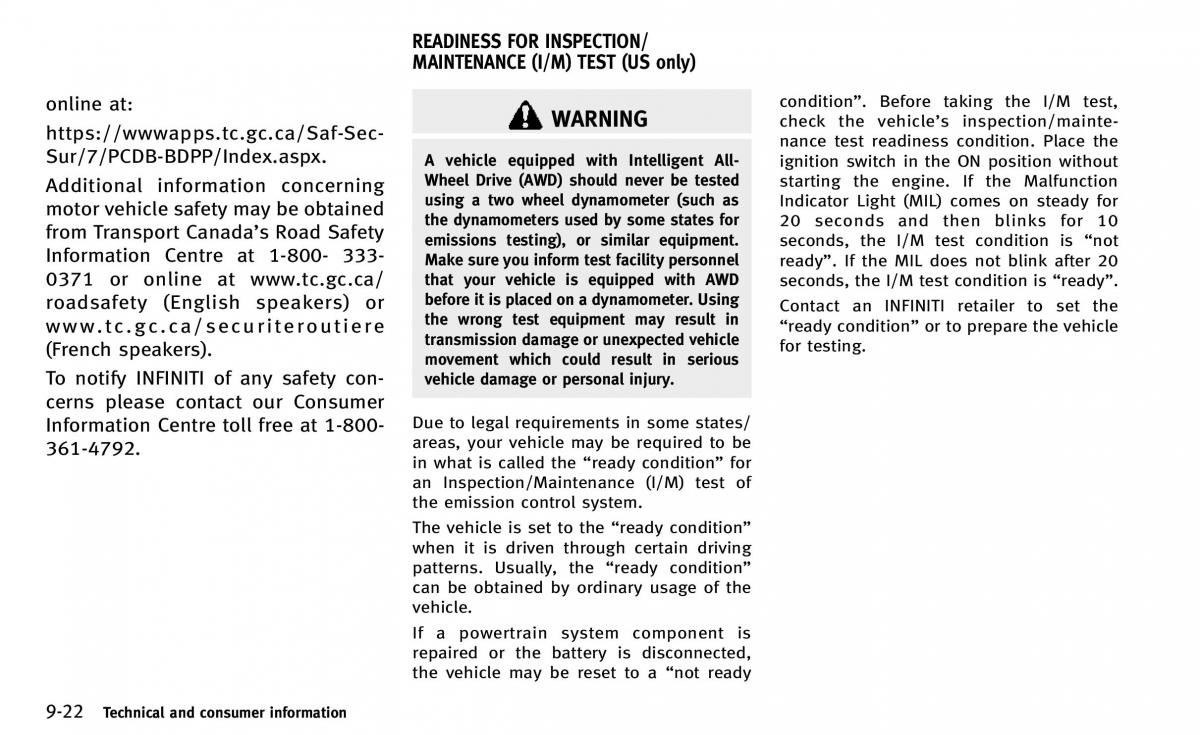 manual  Infiniti Q50 owners manual / page 373
