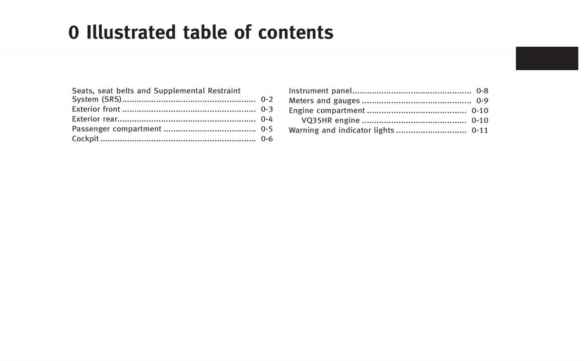 Infiniti Q50 Hybrid owners manual / page 20