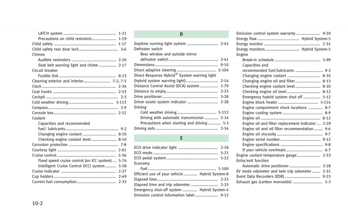 Infiniti Q50 Hybrid owners manual / page 393