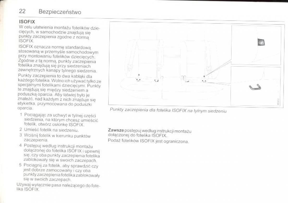 Saab 9 5 I 1 YS3E instrukcja obslugi / page 22