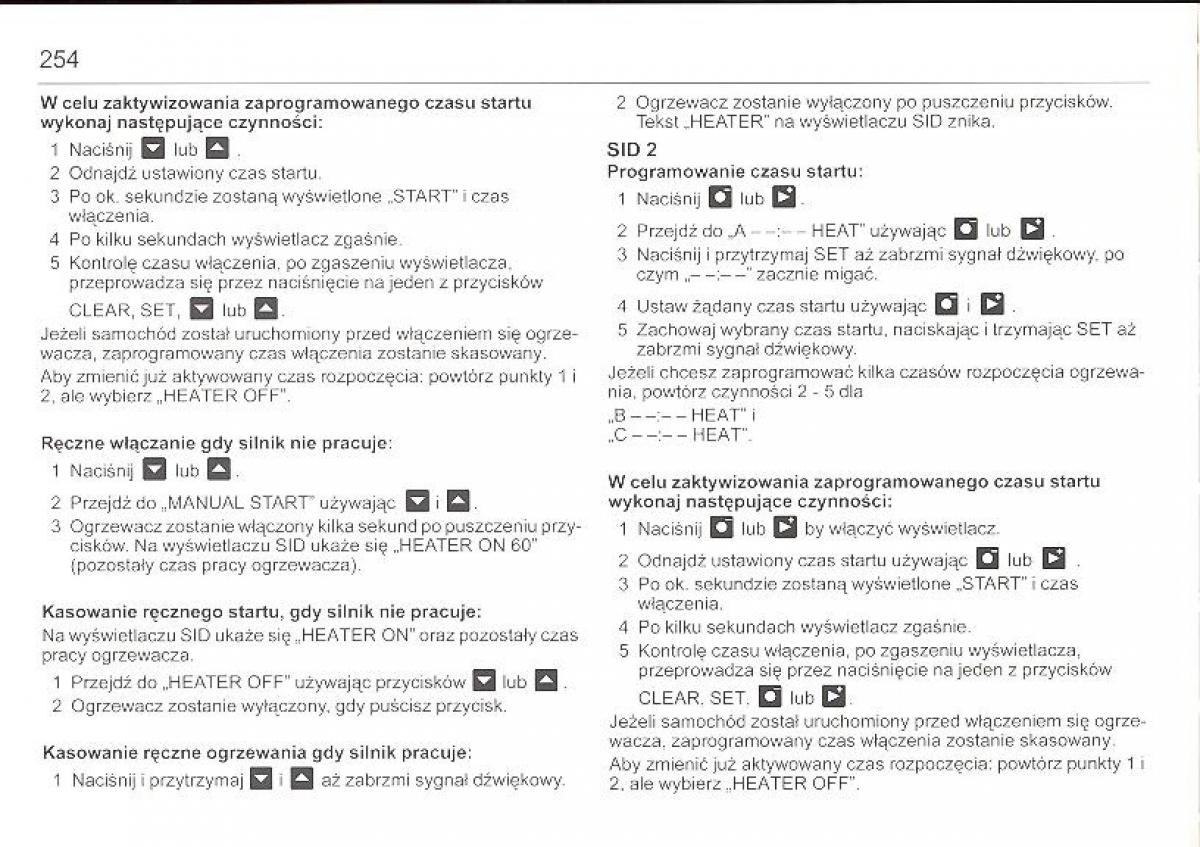 Saab 9 5 I 1 YS3E instrukcja obslugi / page 253