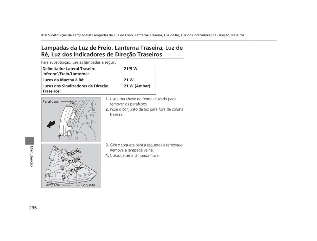 Honda CR V IV 4 manual del propietario / page 234