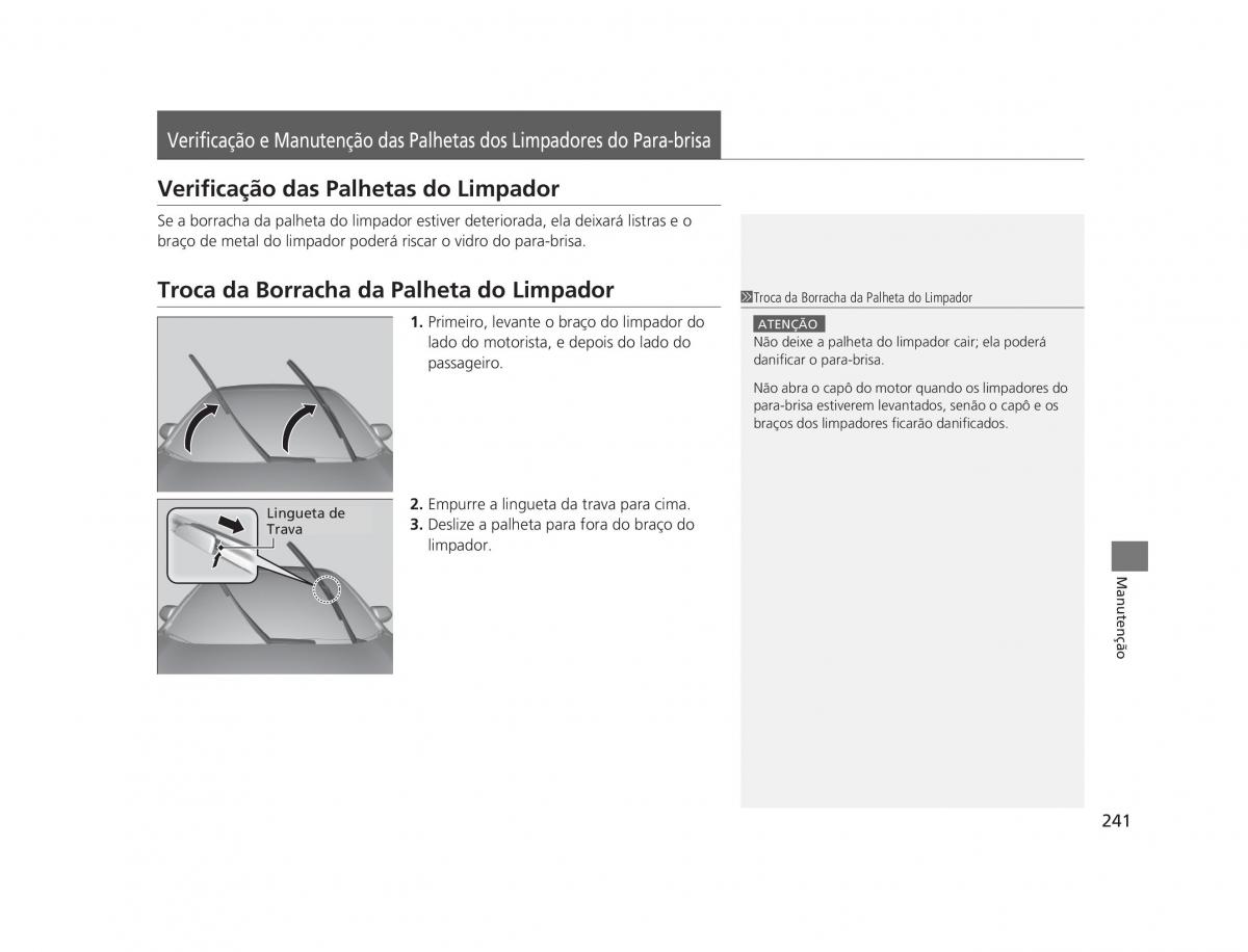 Honda CR V IV 4 manual del propietario / page 239