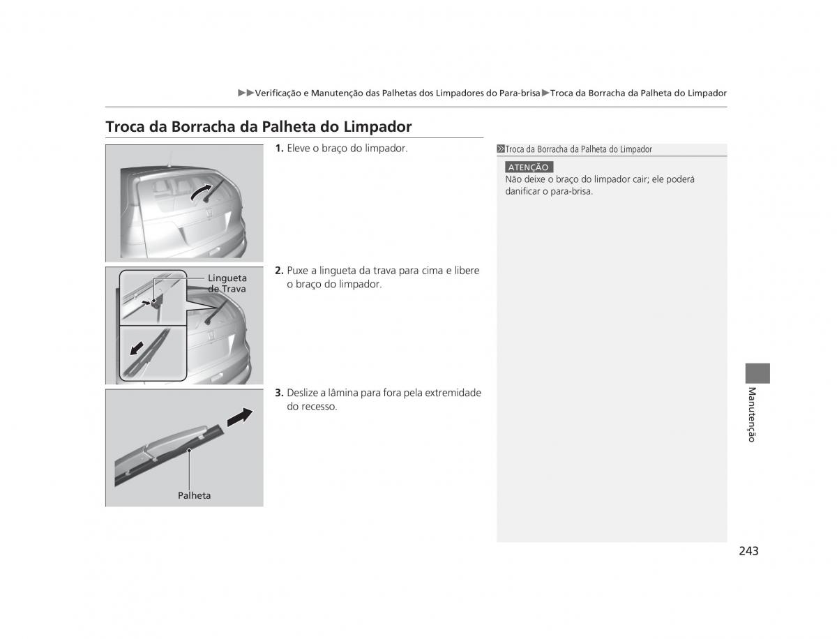 Honda CR V IV 4 manual del propietario / page 241