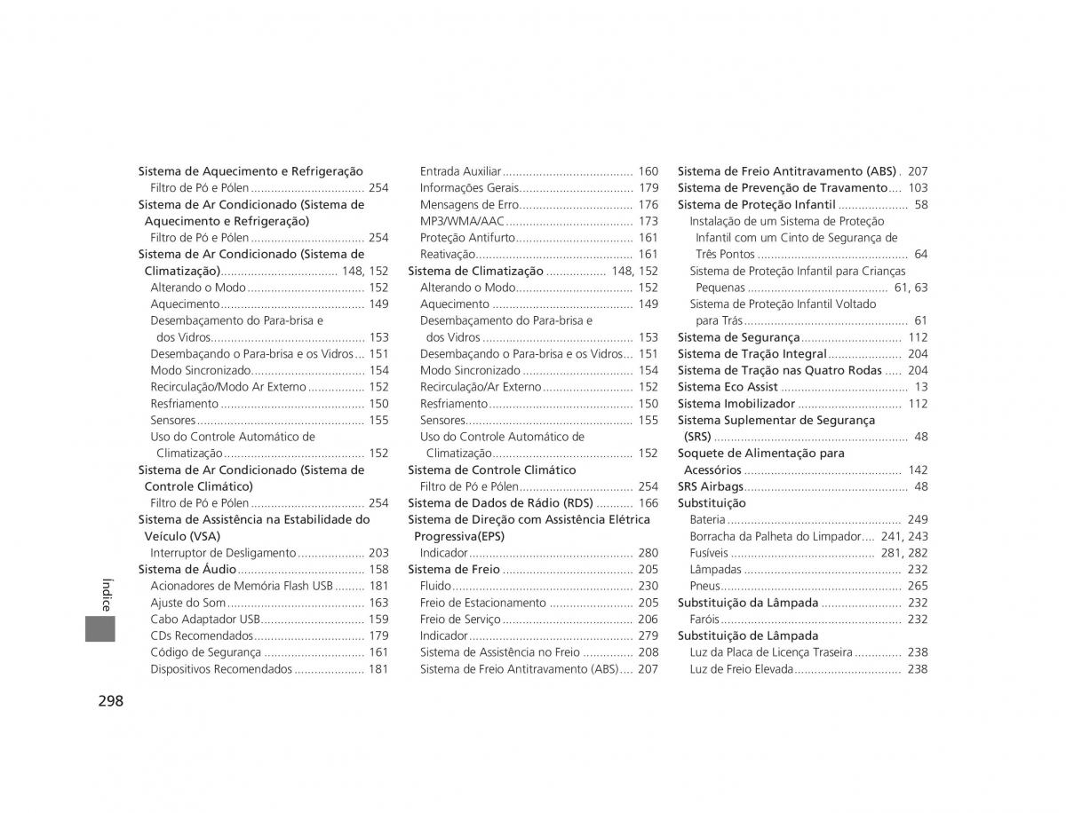 Honda CR V IV 4 manual del propietario / page 296