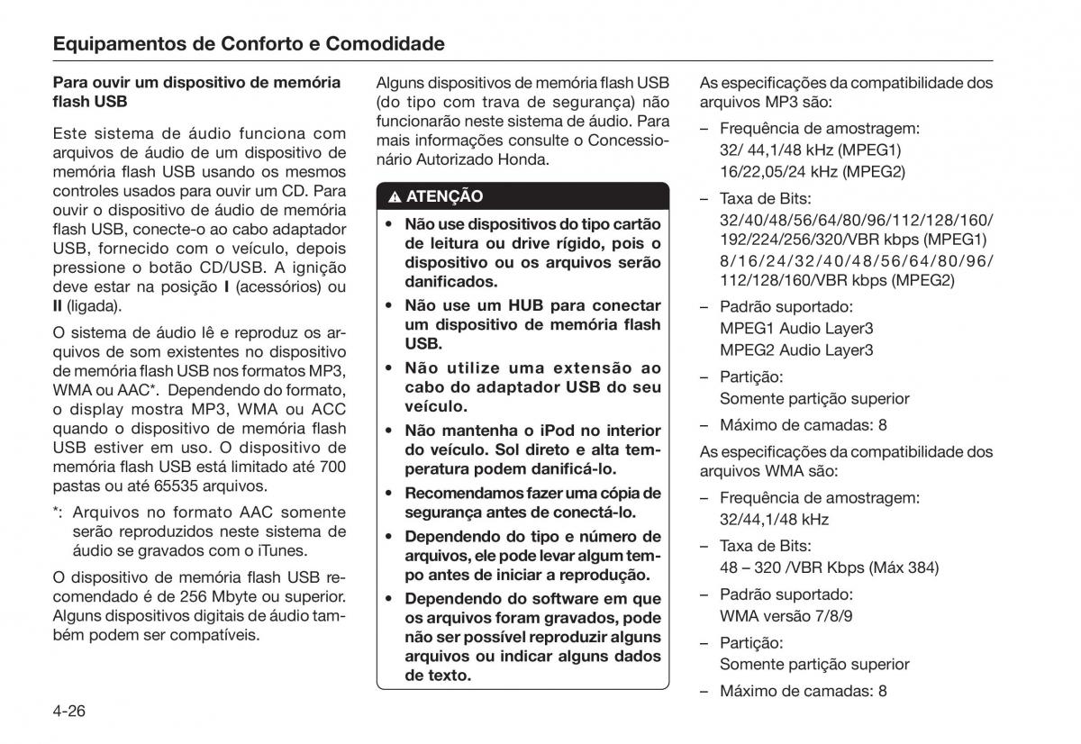 Honda City Honda City V 5 manual del propietario / page 106