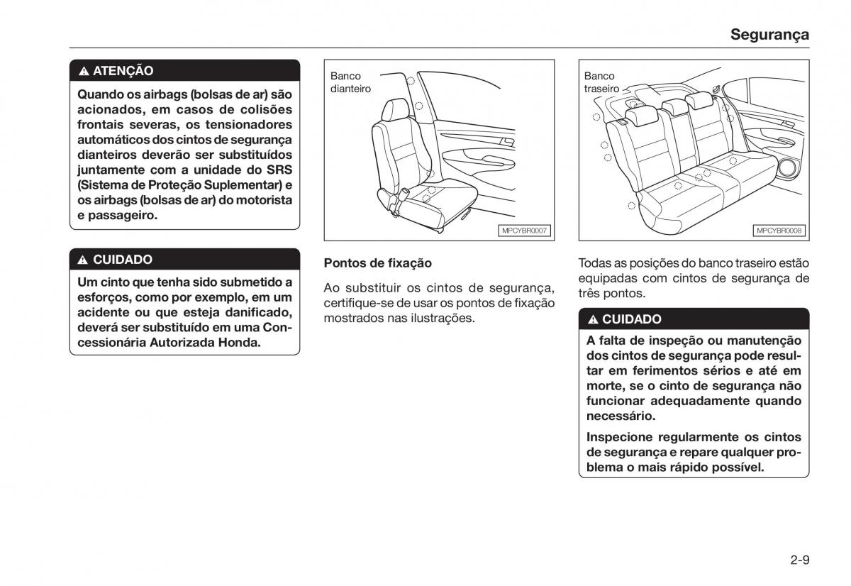  Honda City Honda City V 5 manual del propietario / page 17