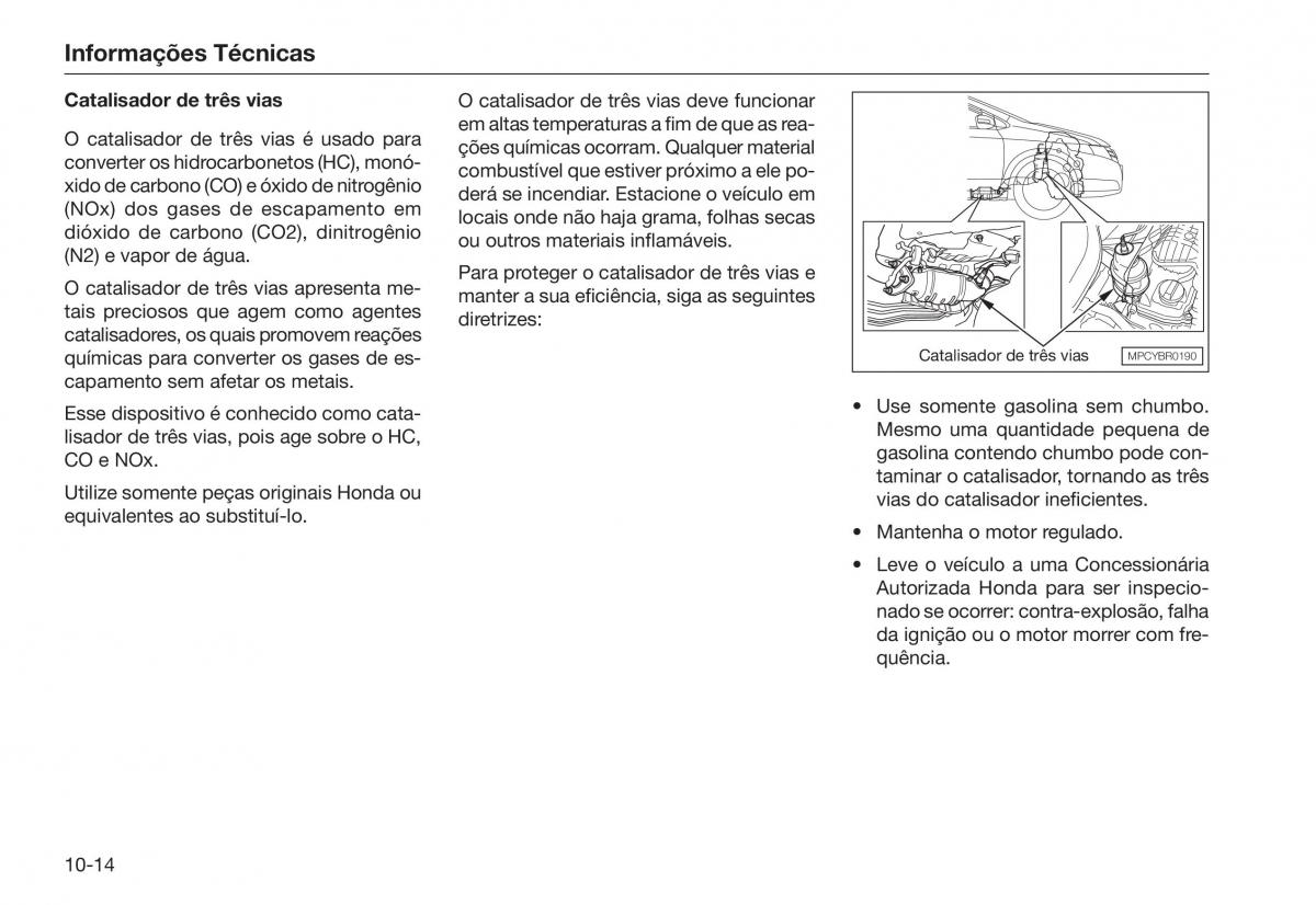 Honda City V 5 manual del propietario / page 254