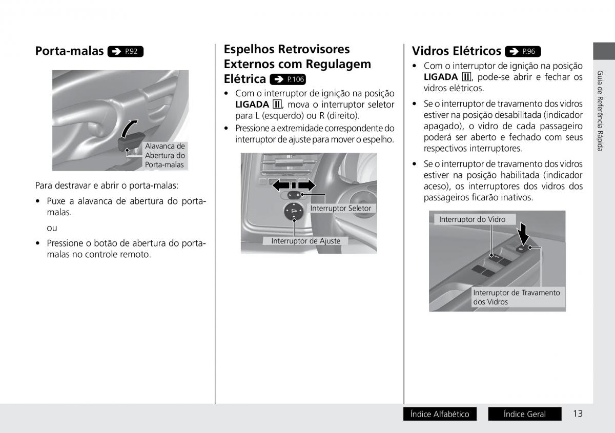 Honda City VI 6 manual del propietario / page 21