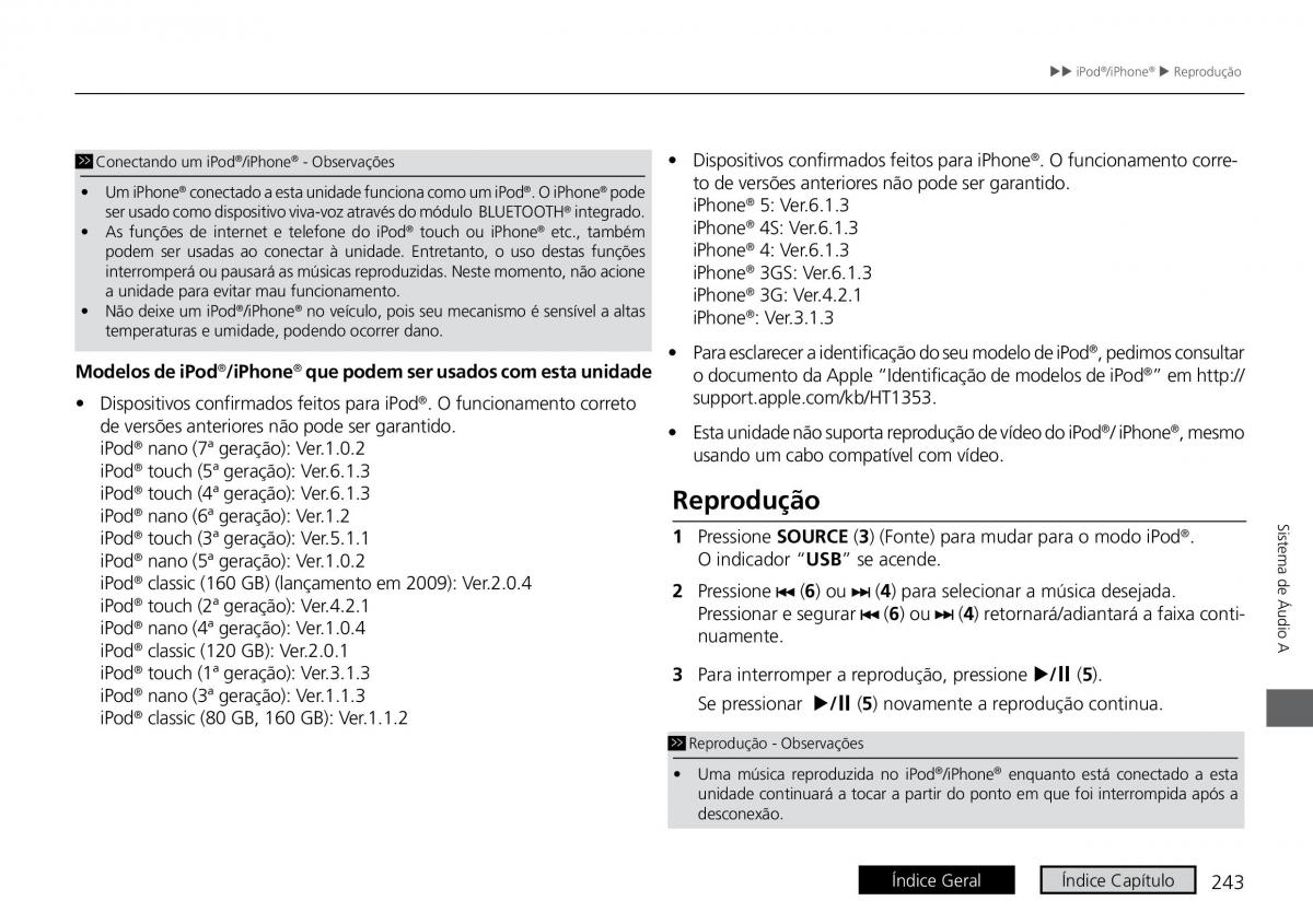 Honda City VI 6 manual del propietario / page 251