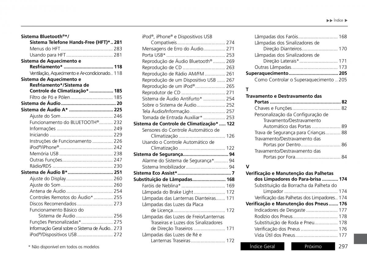 Honda City VI 6 manual del propietario / page 305