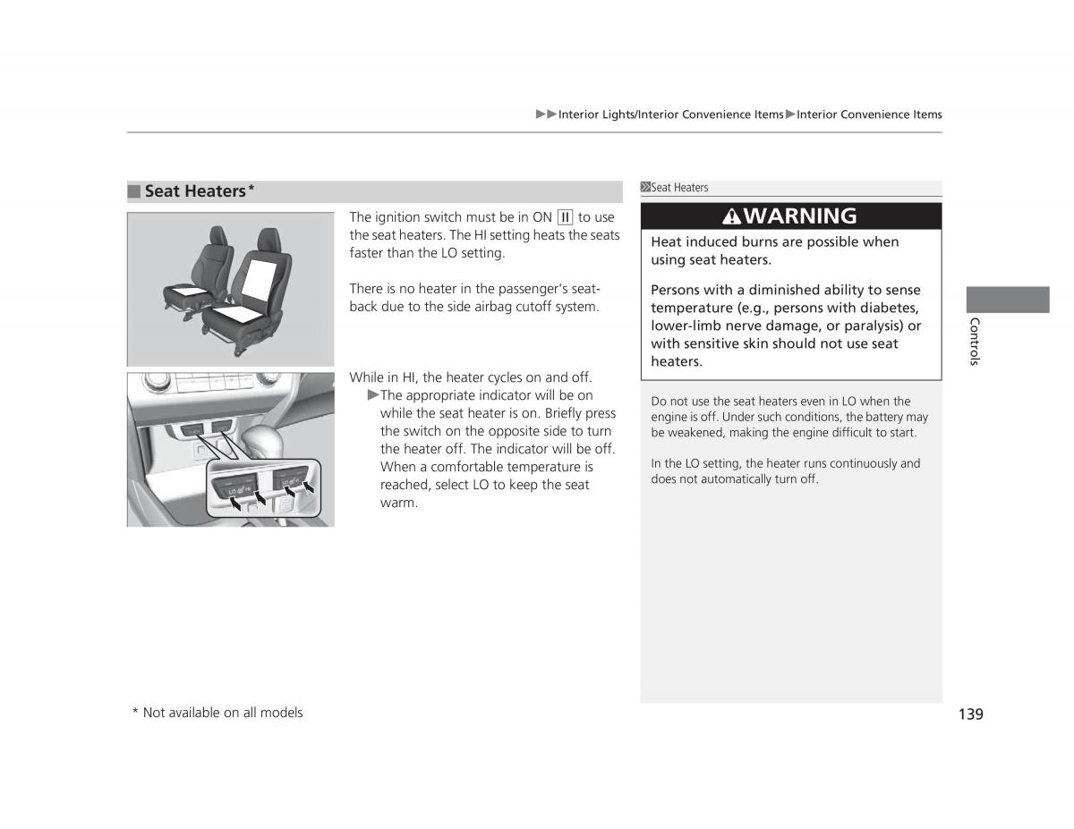 manual  Honda Civic IX 9 owners manual / page 140