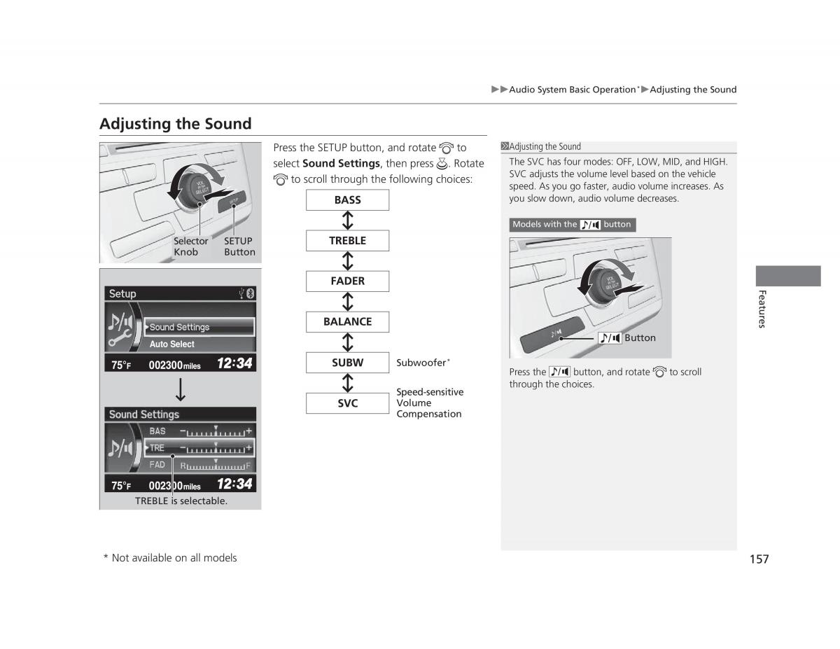 manual  Honda Civic IX 9 owners manual / page 158