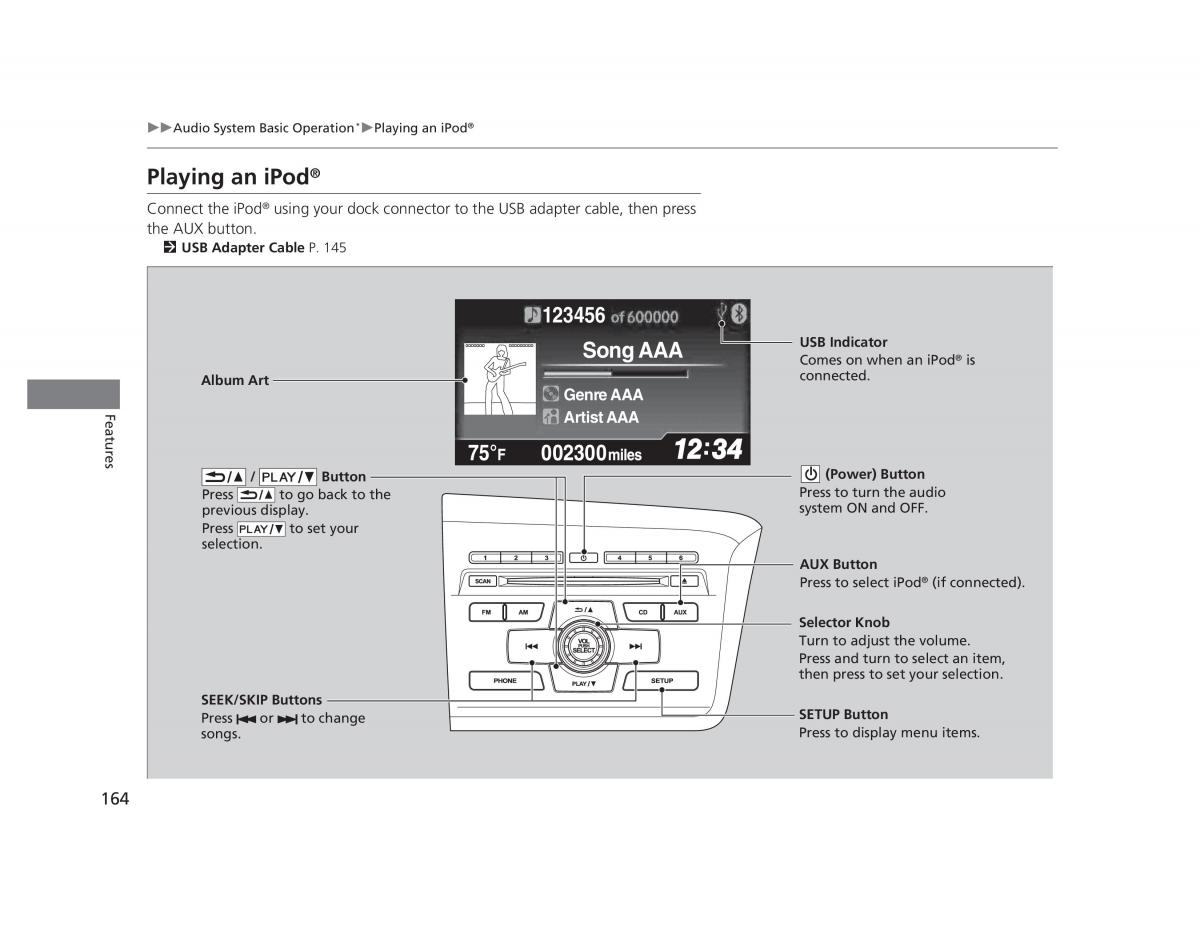 manual  Honda Civic IX 9 owners manual / page 165