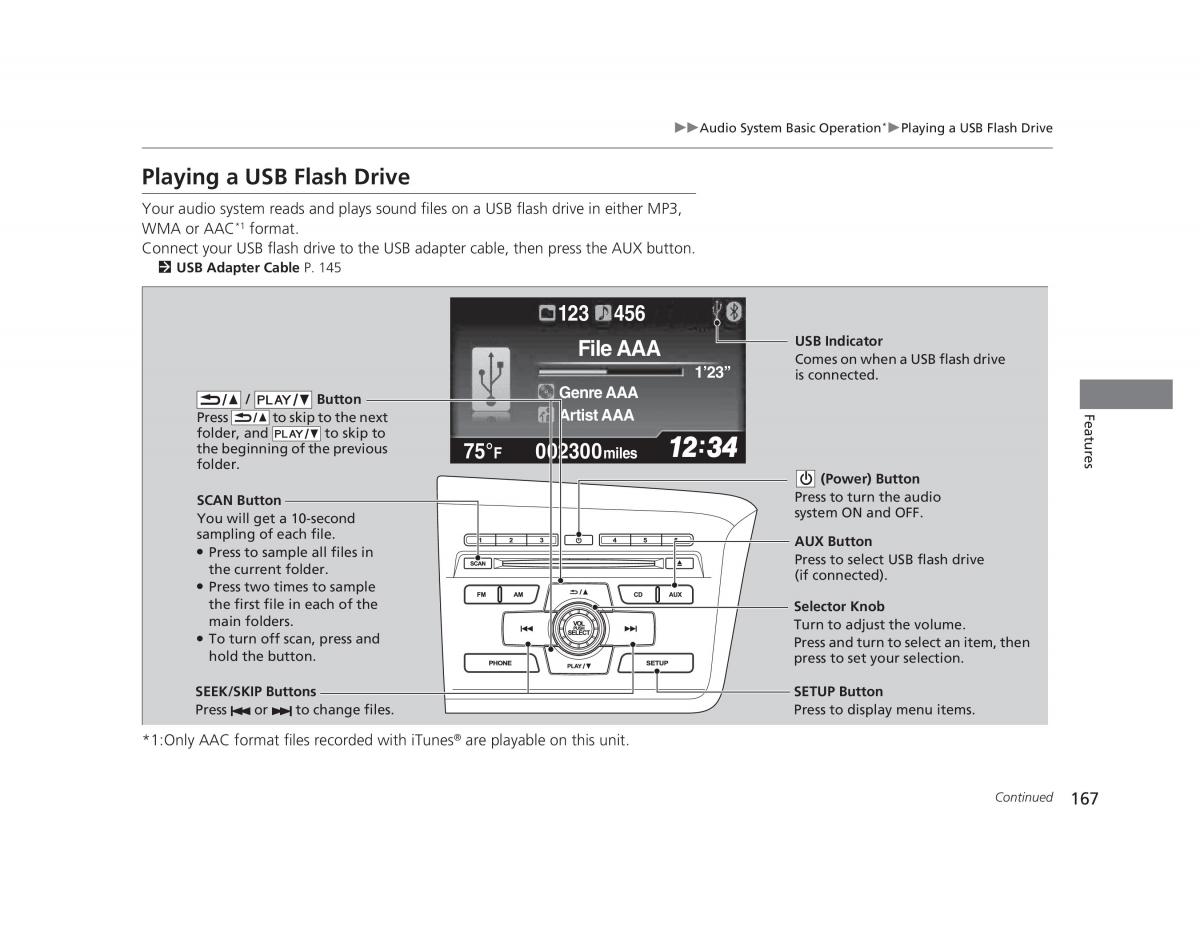 manual  Honda Civic IX 9 owners manual / page 168