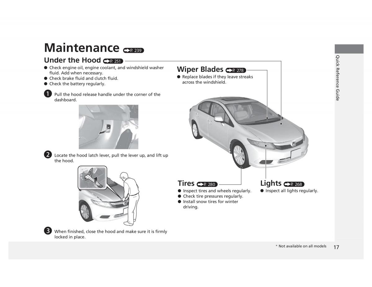 Honda Civic IX 9 owners manual / page 18