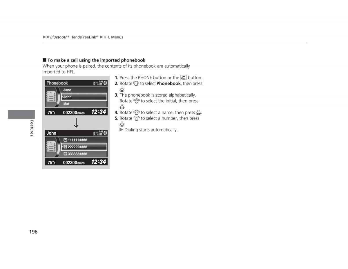 manual  Honda Civic IX 9 owners manual / page 197