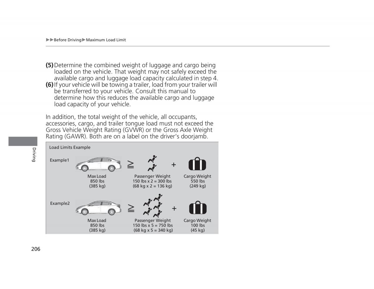 manual  Honda Civic IX 9 owners manual / page 207