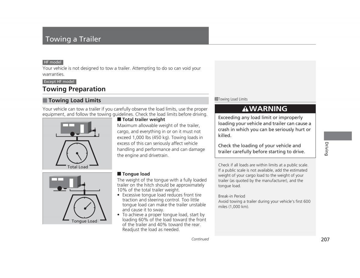 manual  Honda Civic IX 9 owners manual / page 208