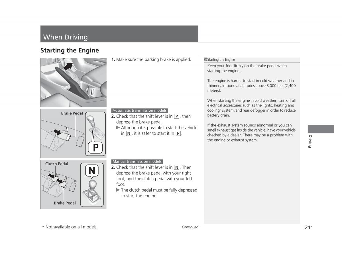 manual  Honda Civic IX 9 owners manual / page 212