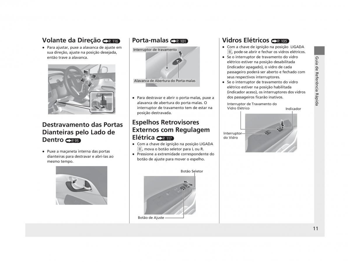 Honda Civic IX 9 manual del propietario / page 15