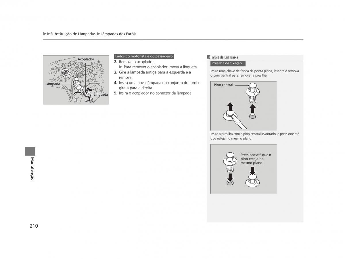 Honda Civic IX 9 manual del propietario / page 214