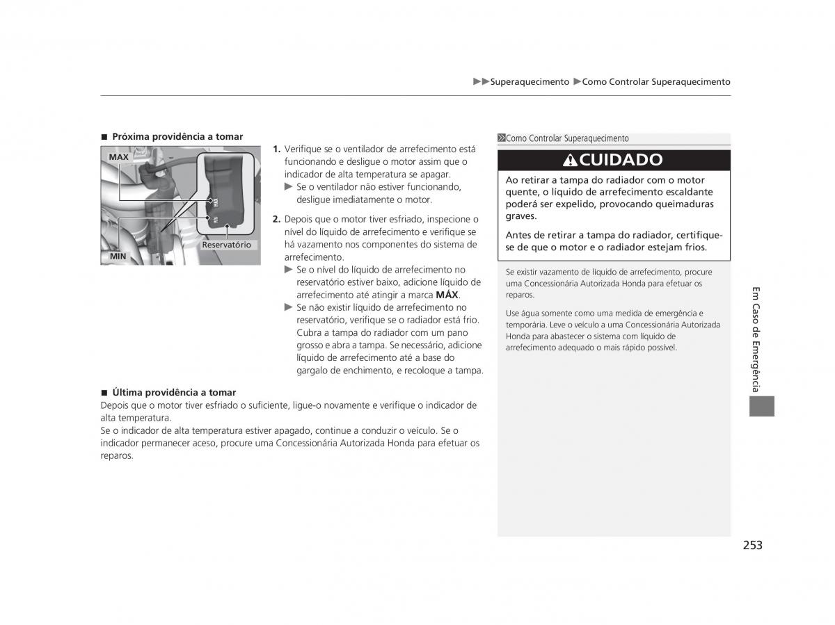Honda Civic IX 9 manual del propietario / page 257