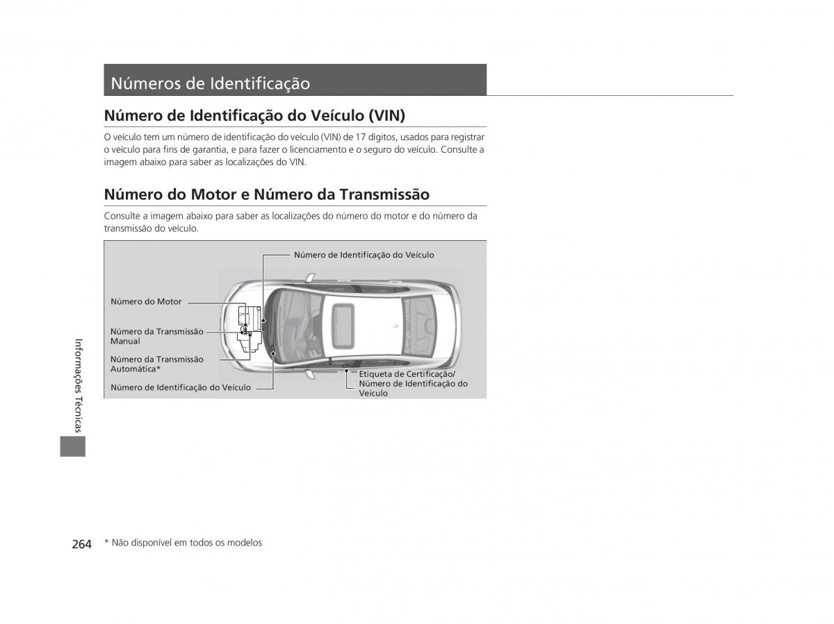 Honda Civic IX 9 manual del propietario / page 268