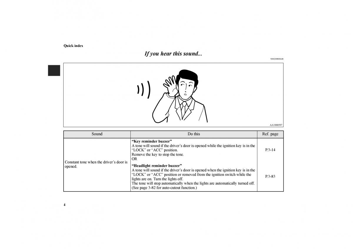 Mitsubishi Galant IX 9 owners manual / page 13