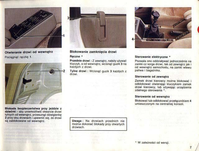 Renault 25 instrukcja obslugi / page 8