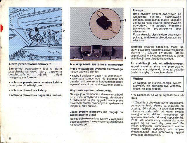 Renault 25 instrukcja obslugi / page 9