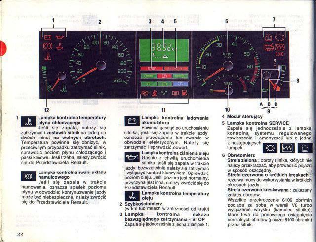 Renault 25 instrukcja obslugi / page 23