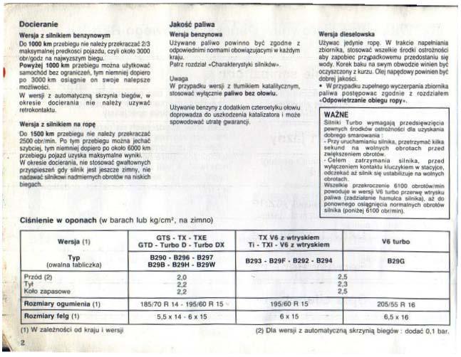 Renault 25 instrukcja obslugi / page 4