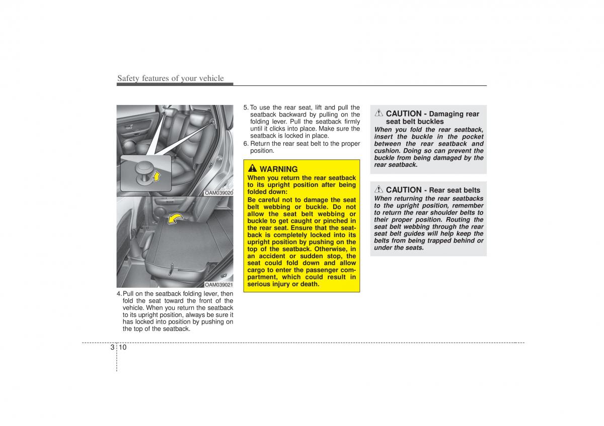 KIA Soul I 1 owners manual / page 23