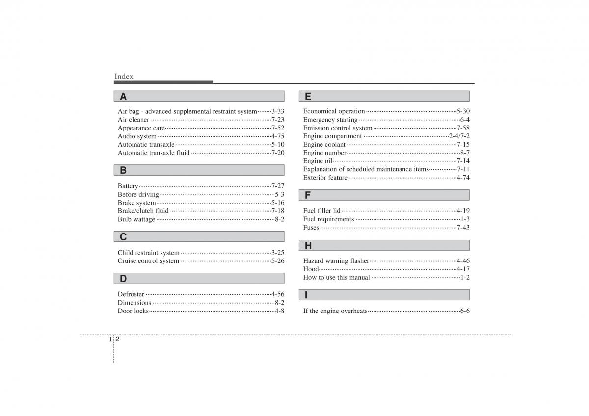 KIA Soul I 1 owners manual / page 312