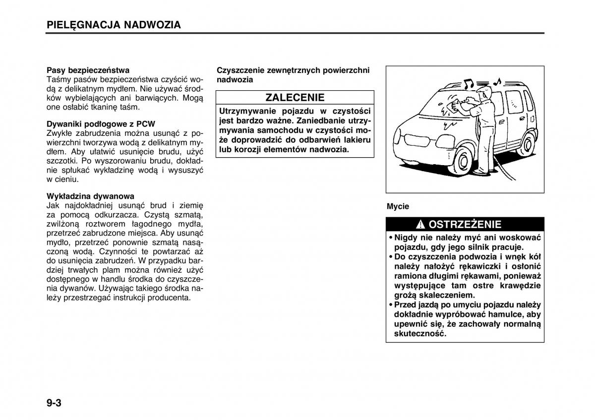 Suzuki Wagon R II 2 instrukcja obslugi / page 152