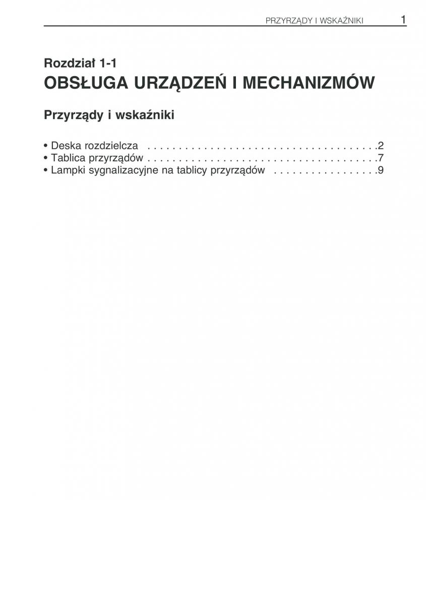 Toyota Previa II 2 instrukcja obslugi / page 10