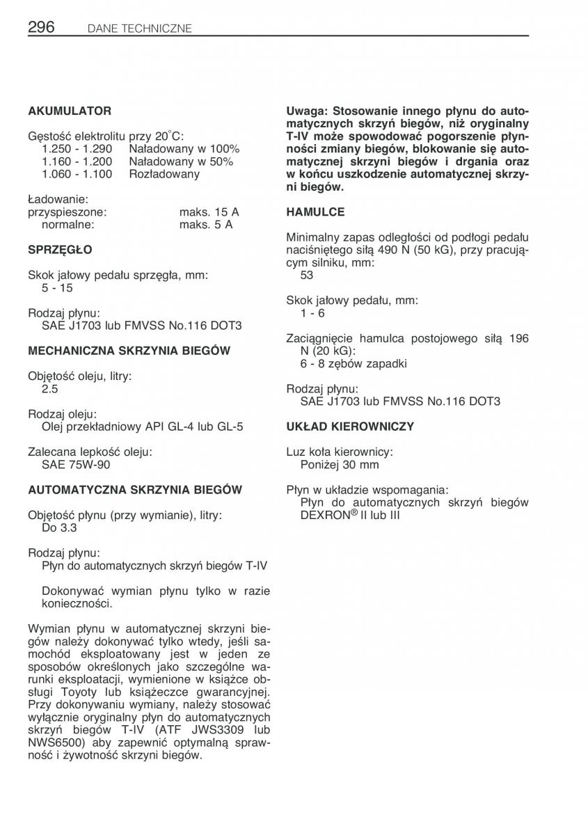 Toyota Previa II 2 instrukcja obslugi / page 305