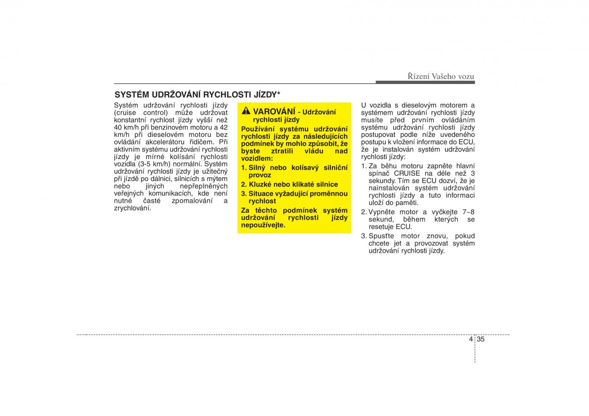 KIA Sorento I 1 navod k obsludze / page 141