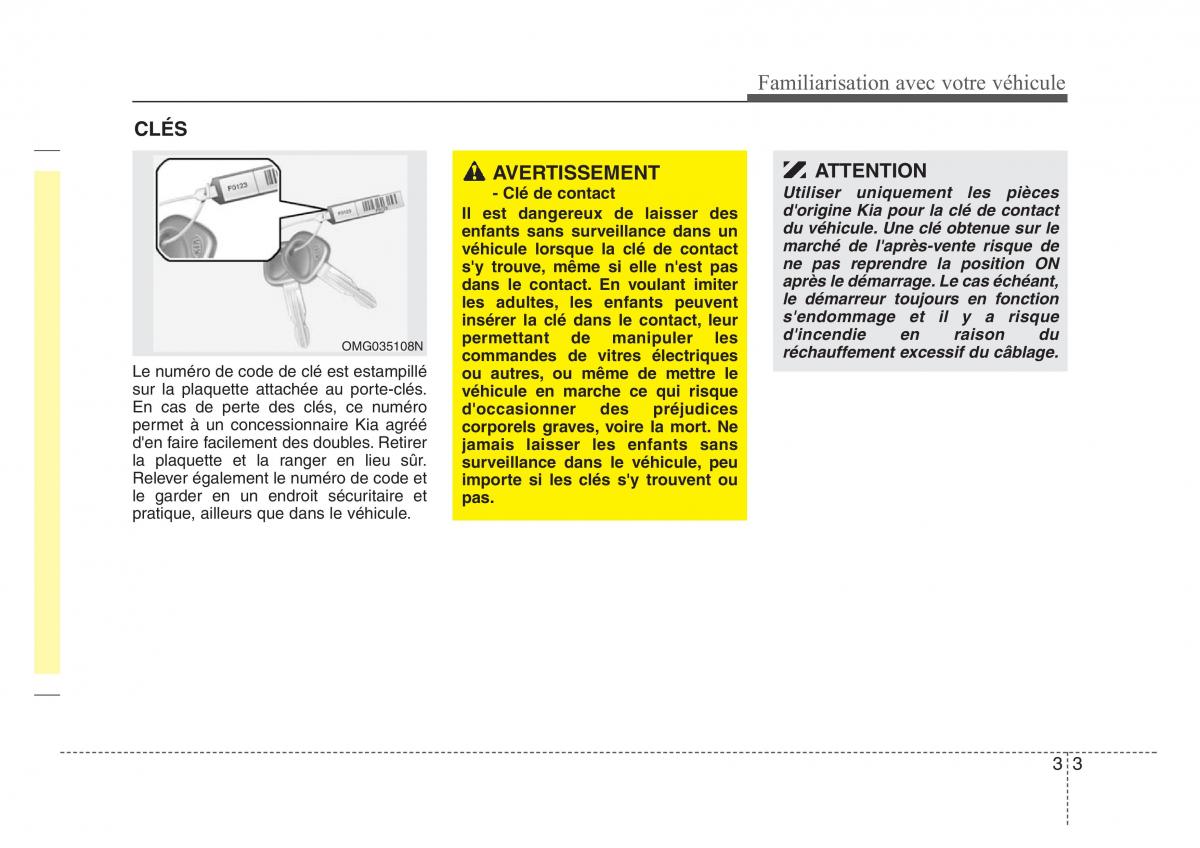 KIA Sorento I 1 manuel du proprietaire / page 12