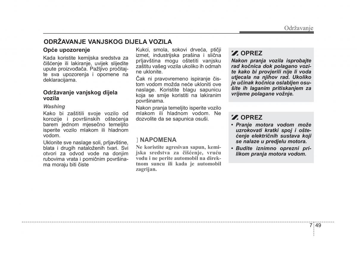 KIA Sorento I 1 vlasnicko uputstvo / page 343