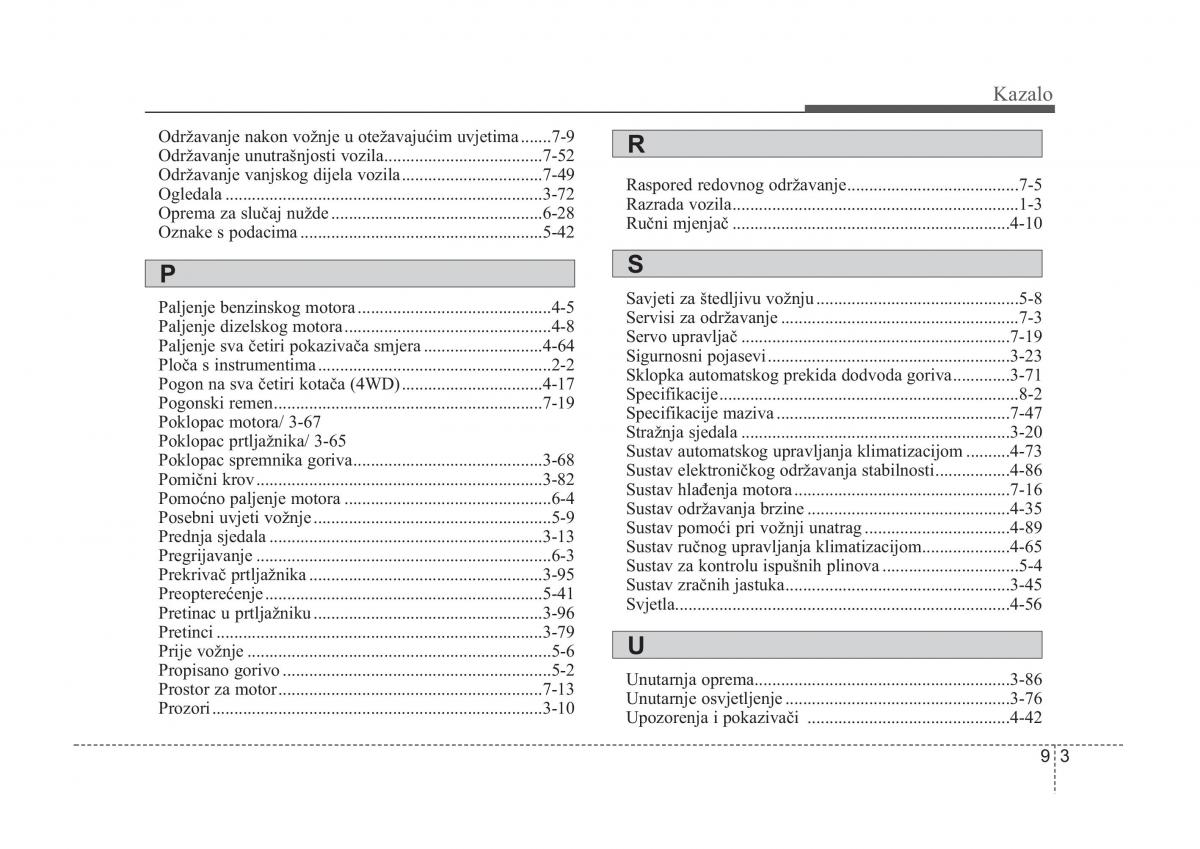 KIA Sorento I 1 vlasnicko uputstvo / page 352