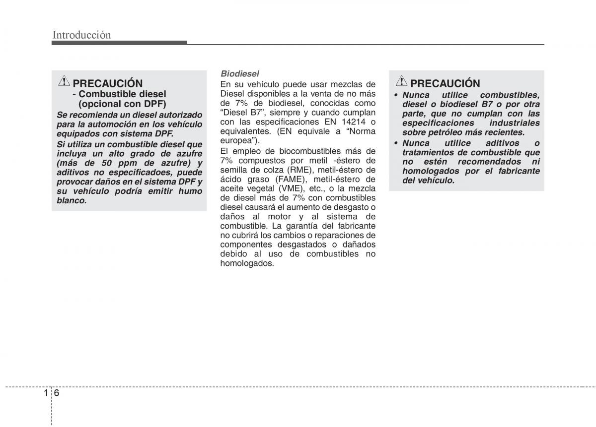 KIA Sorento II 2 manual del propietario / page 6