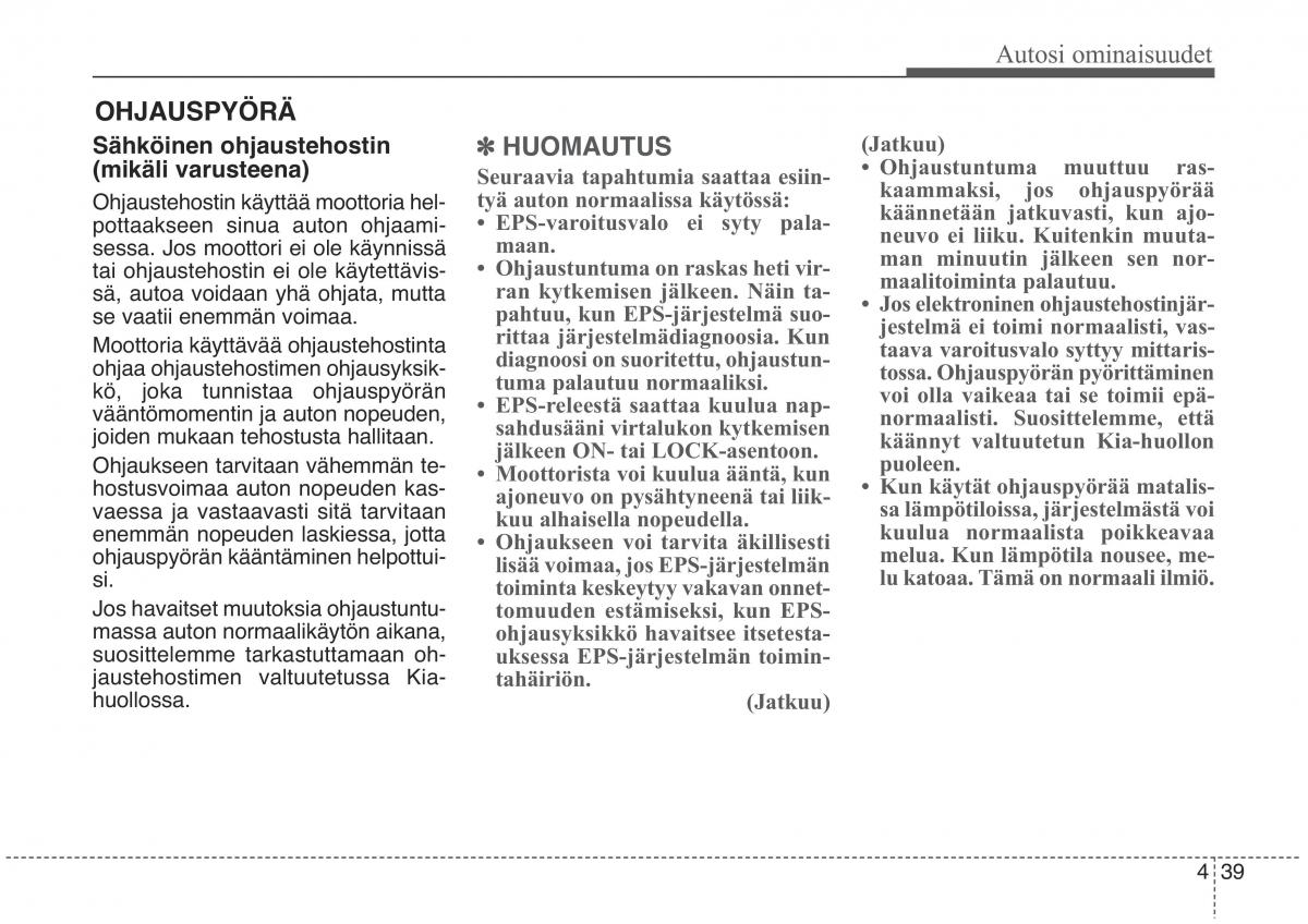 KIA Sorento II 2 omistajan kasikirja / page 132