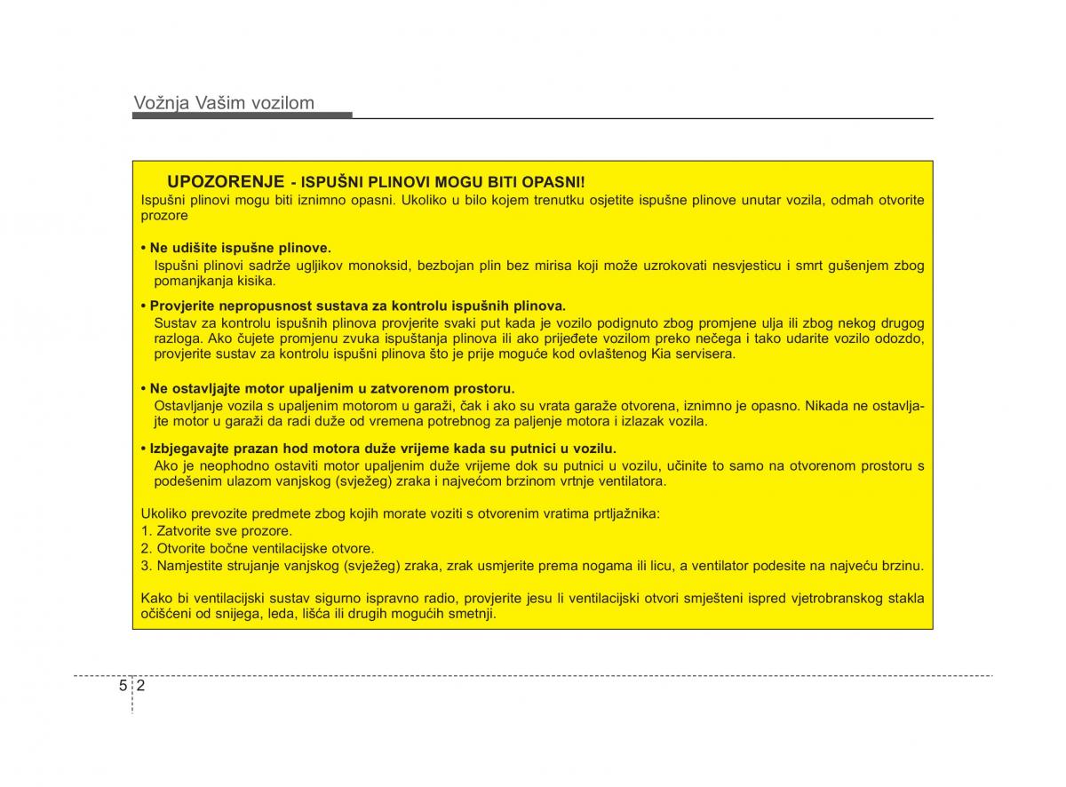 KIA Sorento II 2 vlasnicko uputstvo / page 218